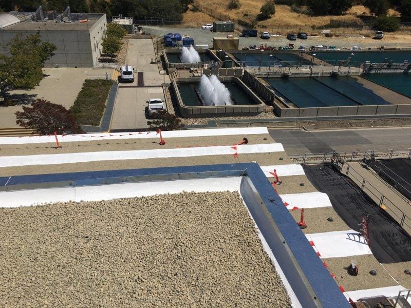 Photo of Jobsite at Sobrante Water Treatment Plant